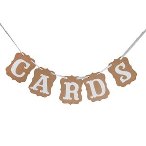 Vente en gros banderoles de fête de mariage bannière guirlande accessoires photo suspendus décor cartes signe