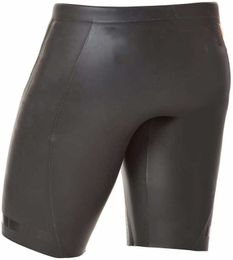 Pantalones cortos de flotación para hombre de 5 mm de neopreno de piel de deslizamiento para carreras de natación y traje de triatlón