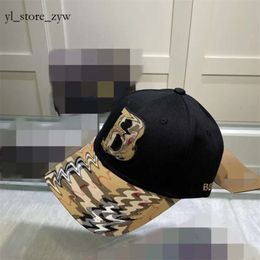 Burbery Diseñador Marca de lujo Moda Nuevas gorras de bola Algodón Sombrero de cubo Diseño Casqueta de béisbol Letra B Calle Sombreros de moda para hombre Mujer Gorra para el sol Sombrero Burbery 543