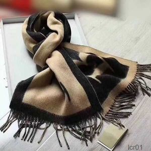 Burbreriss Écharpe Longue Foulards De Mode Wraps Femmes Hommes Top Designer Bur Chaud 100% Châle pour Couples Cadeau Deux Couleurs Hiver avec Boîte 180 * 30cma355