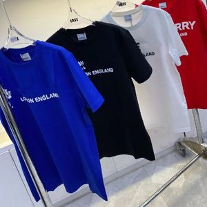 Burby T-shirts pour hommes T-shirt pour hommes Chemises de créateurs Col rond T-shirt à manches courtes Hommes Femmes Sweat-shirt 3D Lettre Impression Coton Tee-shirt surdimensionné