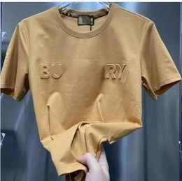 Burby camisa para hombre camisas de diseño cuello redondo camiseta de manga corta hombres mujeres sudadera letra impresión algodón camiseta de gran tamaño