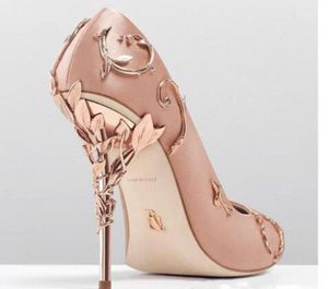 Bourgogne confortable Designer Mariage Chaussures nuptiales Tacherie en soie Eden talons pour les chaussures de bal de fête en soirée de mariage6106493