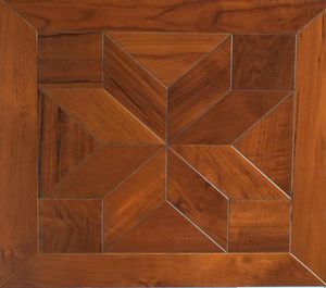 Birma Teak hardhouten vloer gemanipuleerde houten vloeren hout parket tegel medaillon inlay muurbord behang kunst huis interieur deco4232721