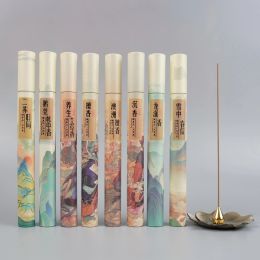 Brûleurs 50 pièces encens de bois de santal naturel sommeil chinois maison bâton d'encens arôme intérieur bouddha encens Osmanthus parfum de chambre Rose