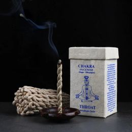 Brûleurs 7 sortes de parfum Népal manuel Yoga corde encens plante naturelle encens bricolage maison intérieur Yoga arôme sédatif aider à dormir