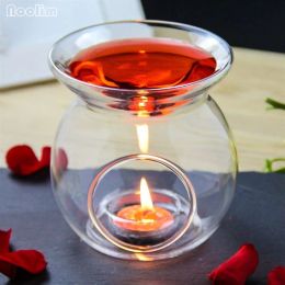Brûleurs NOOLIM verre brûleur à huile décorations pour la maison four à arôme bougie de haute qualité aromathérapie lampe à huile cadeaux et artisanat romantiques