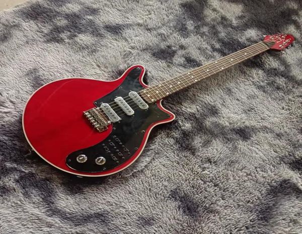 Burns Brian May Signature Guitarra especial antigua cereza roja Guitarra eléctrica pastillas Burns coreanas y interruptor negro BM019508585