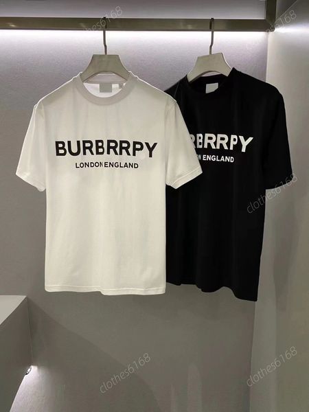 Burry camiseta para hombre diseñador camiseta verano inglaterra lujo tops de manga corta camisetas moda alta calidad camisetas resistentes para hombre camiseta de algodón