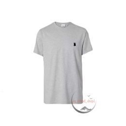 Bourry Designer Shirt Tshirt de marque de luxe pour hommes 100% coton Summer à manches courtes haut de gamme Brand de luxe Tops décontractés T-shirt 2024New 668