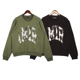 Burst letter sweater logo patroon hoodies bedrukte casual heren- en damestruien met ronde hals