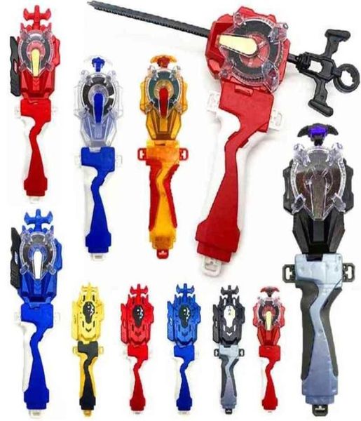 Éclatement de la poignée étincelante Handle Bey L R Lanceur de souverain de chaîne Superking Spinning Top Gyroscope Toys for Children Girny Gifts 21090128989642