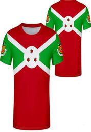 BURUNDI t-shirt logo op maat gemaakt naam nummer bdi land tshirt natie vlag bi franse burundese print zwart po kleding9369530