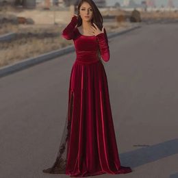 Bury Veet Caftan Evening Black Lace Lace Lace Dubai Formele Party Longo Prom -jurken 2021 0431