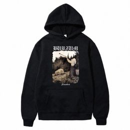 Burzum Hoodies Filosofem Metal Music Band Print Men Woman Woman Hip Hop Hoodie Fi Streetwear Sweatshirts Pullover Unisexe Clothing i7ia #