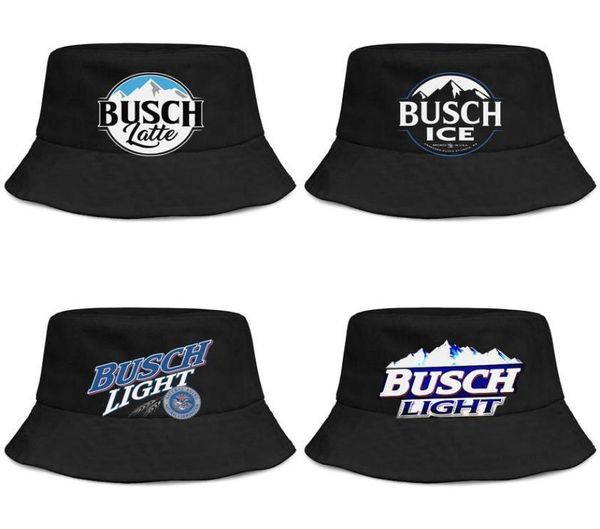 Busch Light Beer logo hommes et femmes buckethat cool jeunesse seau casquette de baseball bleu clair bord blanc Latte So Much8866426