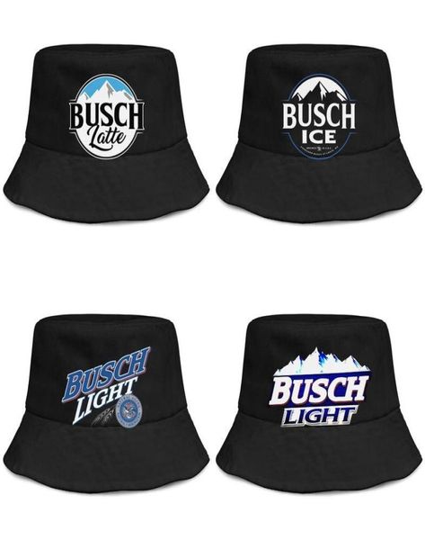 Busch Light Beer logo hommes et femmes buckethat cool jeunesse seau casquette de baseball bleu clair bord blanc Latte So Much4688109