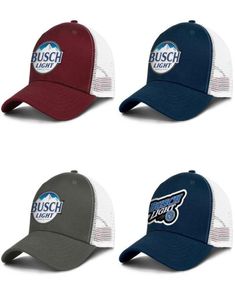 Busch Light Beer sign cappellino da camionista regolabile da uomo e da donna montato su cappelli da baseball originali della squadra vintage busch light beer logo Lo9820709