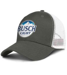 Busch Light Sign Hommes et femmes Casquette de camionneur réglable Sports personnalisés Mignon Baseballhats uniques Busch Light Beer Grey camouflage2032364