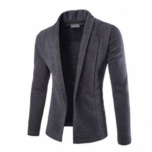 Busin Veste Cardigan Fi Tout assorti Cardigan à revers Veste Manteau Casual Lg Manches Châle Cardigan Busin Pull b5YI #