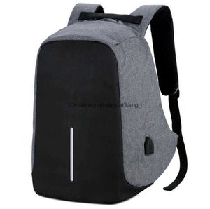 Business anti-vol imperméable Bag du sac de voyage portable Backpack avec USB Charge Port Duffel Sacs Men de loisirs de loisir Rucksack Étudiants Backbag pour adolescent