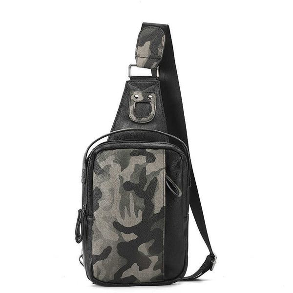 Mochila de negocios NUEVA mochila trasera Bolso de hombre coreano bolso de pecho de camuflaje bolso de cintura de ocio bolso de hombre de moda bolso de hombro deportivo 230301