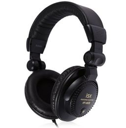 Casque d'écoute de Style noir d'affaires ISK 960B casque de moniteur professionnel casque de DJ dynamique stéréo pour ordinateur DJ