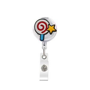 Archivos de tarjetas de visita Badge Reels Witch Retractable Funny Magic Holder Clip de cocodrilo para enfermera Doctor Drop Entrega Ot2Nb