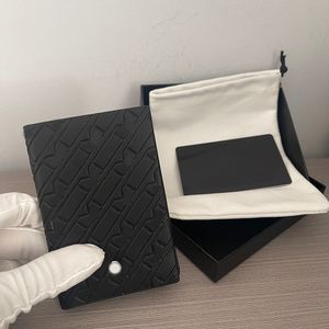 Titular de la tarjeta de visita Cartera de diseñador Monedero de cuero real de lujo para hombres Carteras de identificación para tarjetas de crédito Monederos de moda originales de cuero de alta calidad Viene con caja para bolsa antipolvo