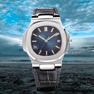 Business Casual 2024 Nuevo reloj U1 Relojes de diseño de alta calidad 5711 Movimiento automático Cristal de zafiro Impermeable Luminoso AAA Relojes de pulsera con herramientas PP