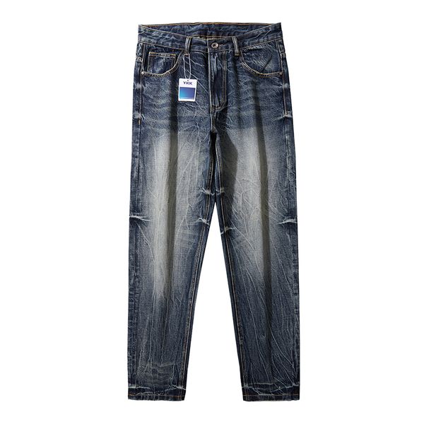 Jeans masculins décontractés d'affaires, jeans lâches nostalgiques, taille 40-48 pour 100-142 kg de gros gars