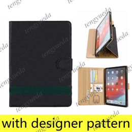 Business Fashion Designer Tablet Cases voor ipad pro11 12.9 ipad10.9 Air10.5 Air1 2 mini45 ipad10.2 ipad5 6 Hoogwaardige lederen kaarthouder Pocket Cover