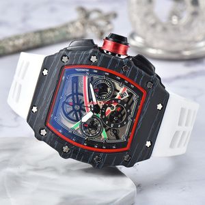 Zakelijke mode glazen spiegel vrijetijdsbesteding horloge kleine drie-naalds multifunctioneel quartz uurwerk gelegeerd quartz horloge IV