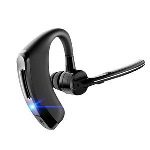 Auriculares de negocios, auriculares Bluetooth 5.0 de un solo oído con micrófono de 270°, auricular Bluetooth inalámbrico, auriculares rentables