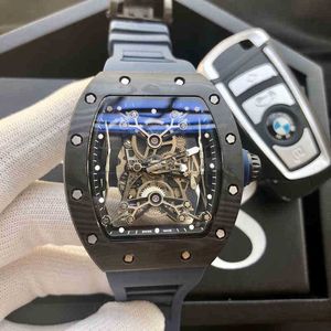 Zakelijk Vrije tijd Heren gepersonaliseerd automatisch mechanisch horloge Uitgehold Mode Multi-element riem Waterdicht groot