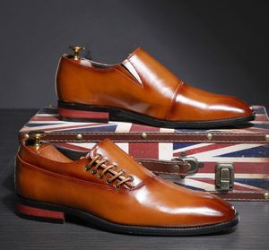 Zakelijke luxe oxford mannen ademende lederen schoenen rubber formele kleding schoenen mannelijk kantoor feest trouwschoenen maat 48