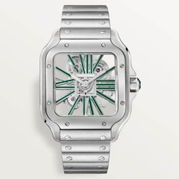 Business Men's Watch Skull Watch VK Quartz Watch Designer Watch roestvrij staal Sapphire Glass Waterdichte orologio di Lusso