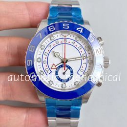 Reloj para hombre de negocios 44 mm Movimiento mecánico automático Bisel de cerámica Acero inoxidable Ref.116680 Cristal de zafiro Relojes de pulsera de alta calidad Caja original