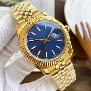 Montre pour hommes d'affaires montres mécaniques automatiques 41mm 36mm montre-bracelet en or conception étanche bracelet en acier inoxydable Orologio Di Lusso