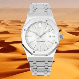 Business Mens Watch de alta calidad Relojes de 41 mm Movimiento automático Sapphire Glass 5 Atm Gubern Ratch Band Buceo Super Luminoso Watch 2023 Audemar impermeable