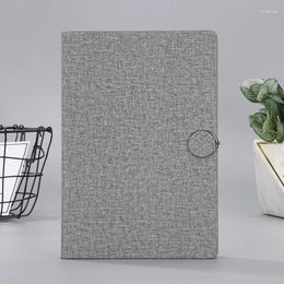 Business Notebook Fabric PU Circular Boucle Étudiant Diary 100Sheets Paper Memo Pad A5 Planner Office Accessoires PAPEERY