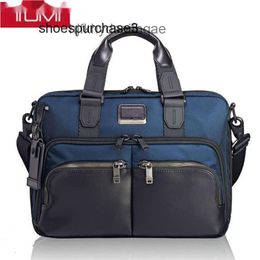 Business Pack Document Travel Sackepack Tumiiss Back Mens 232640 Ballitics Nylon Mens Tumiis Handheld Shoulder Computer Bag Designer DBPV