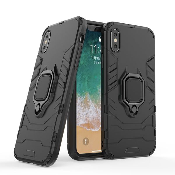 Soporte de agarre de anillo de negocios, accesorios para teléfono móvil, funda magnética para teléfono de coche, funda con soporte de anillo para iPhone 11 11pro Max X XS XR XSMAX