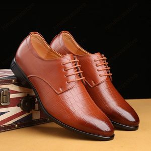 Costume d'affaires hommes robe chaussures cuir mariage oxford chaussures pour homme chaussure officielle zapatos de vestir Hombre