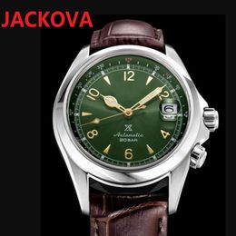 Zakelijke trend highend volledig functionele horloges Heren Chronograaf cocktail kleur serie rundleer Europese topmerk klok Bracelet328Z