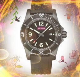Tendencia de negocios highend tres puntadas relojes 42 mm hombres cuarzo cronógrafo movimiento cinturón de goma Reloj de la mejor marca europea Trabajo Estable Reloj de pulsera impermeable
