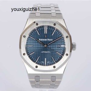 Zakelijk horloge Chronograaf AP-horloge 15400ST Royal Oak Offshore-serie Precisiestaal Blauwe plaat Kalenderweergave Automatisch mechanisch herenhorloge Horlogeset