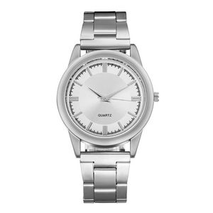 Zakelijke horloges roestvrijstalen riemkwarts Watch Heren Verjaardagscadeaus Montres de Luxe