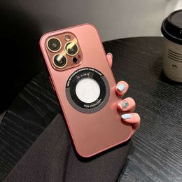 Zakelijke draadloze oplaad-pc met cameralensbehuizing 14 12 13 Achterkant telefoonhoes voor iPhone 15 Pro Max