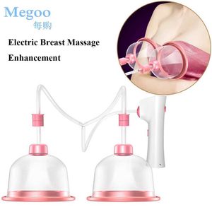 Buste Enhancer Instrument d'amélioration de massage mammaire électrique avec tasses à pompe à vide simple et double pour l'élargissement de la fixation Q240509